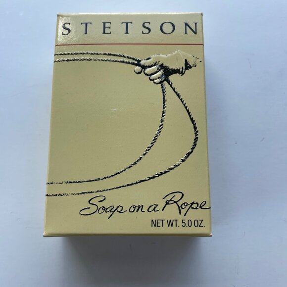 Vintage Stetson‎ Soap On A Rope 5 Oz NEW Original Box Bath Accessory - Picture 1 of 6